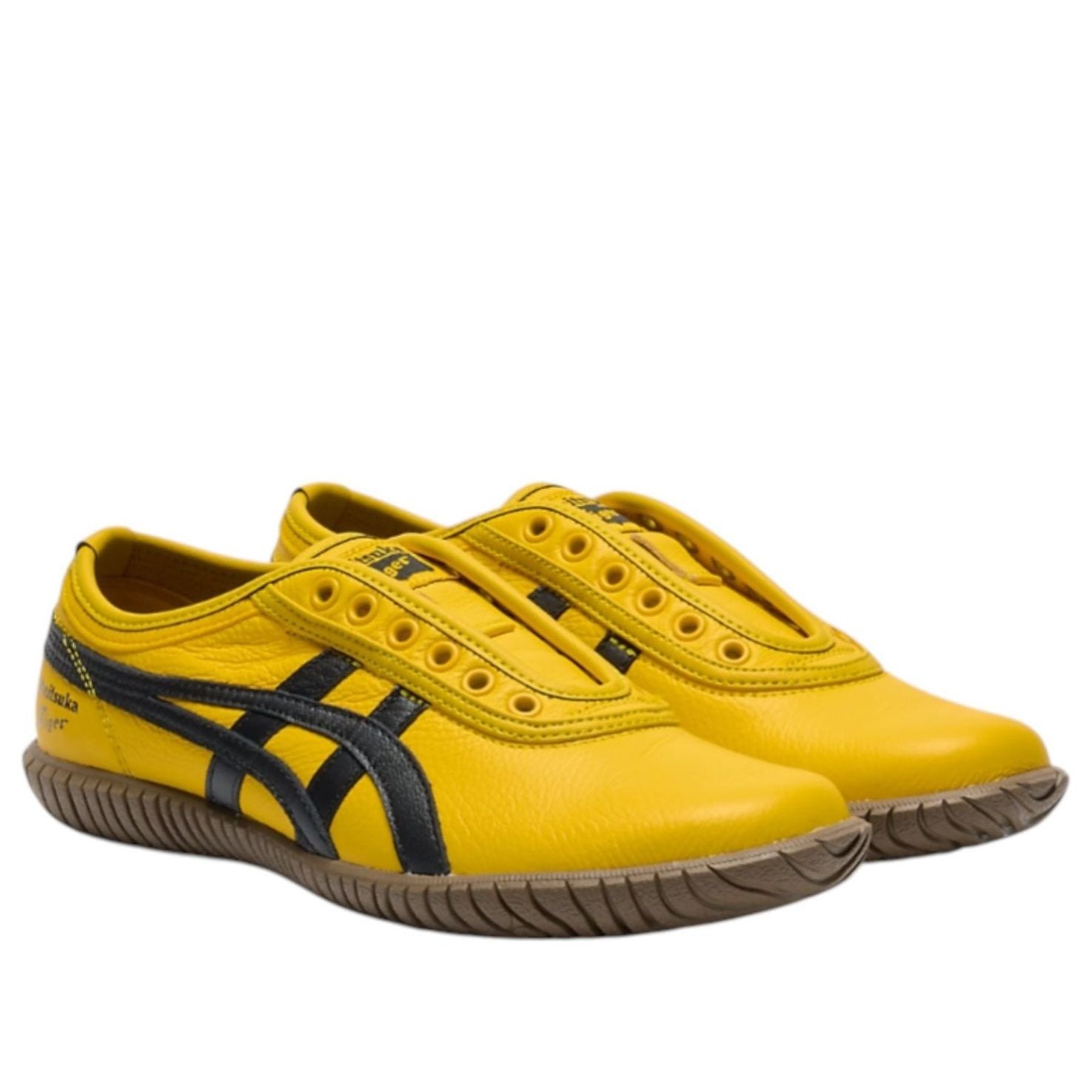 Onitsuka Tiger Tsunahiki Slip On Sunflower Yellow Black 4 Onitsuka Tiger Tsunahiki Slip On Sunflower Yellow Black