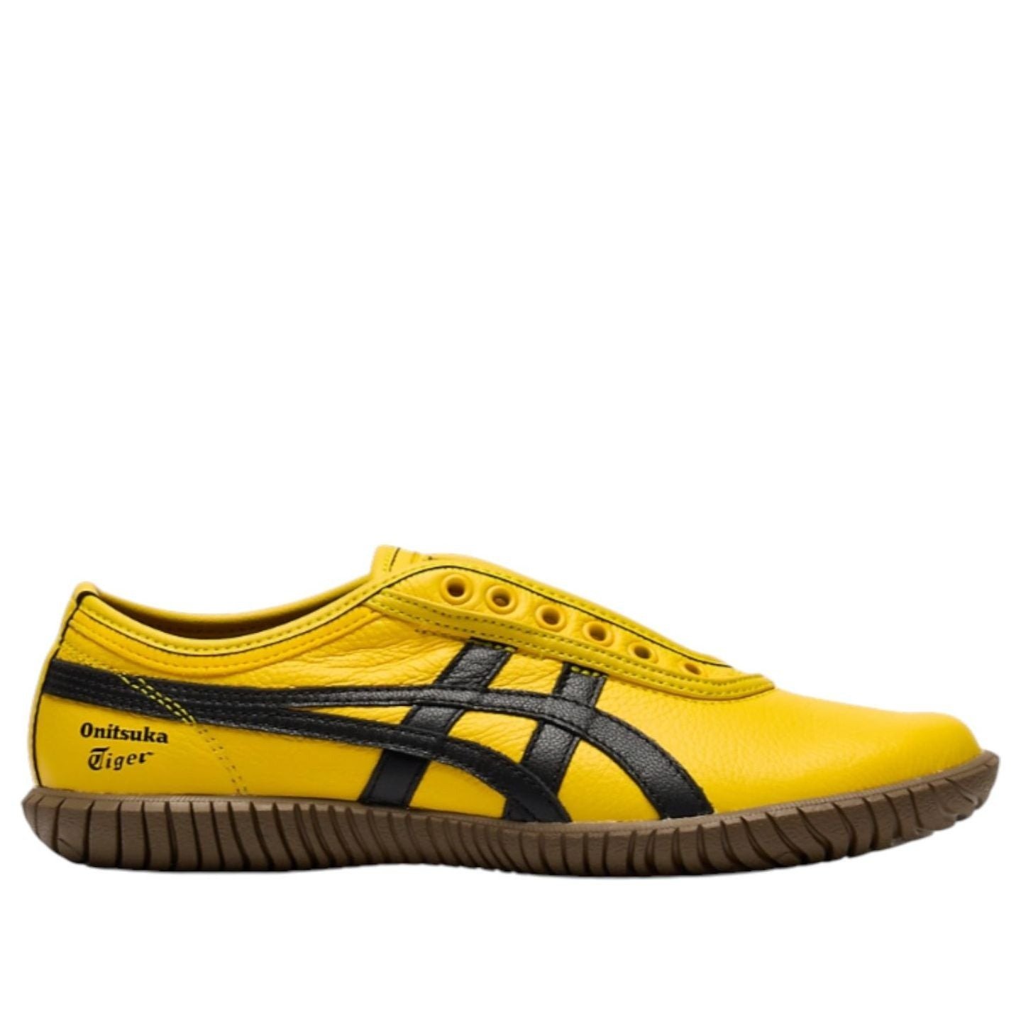 Onitsuka Tiger Tsunahiki Slip On Sunflower Yellow Black 9 Onitsuka Tiger Tsunahiki Slip On Sunflower Yellow Black