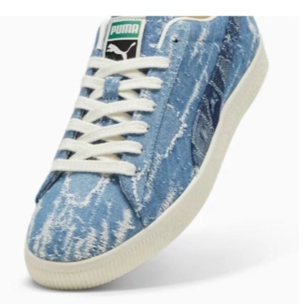 Puma Clyde Faded Denim Frosted Ivory