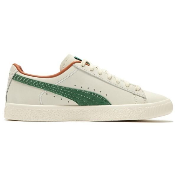 Puma Clyde FG Pristine White Vine Green