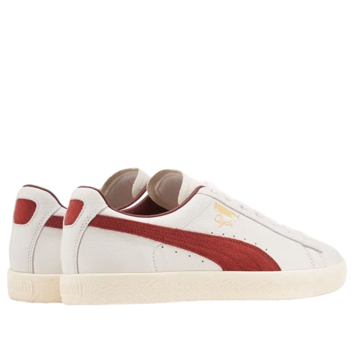 Puma Clyde Made in Italy White Intense Red 7 Puma Clyde Made in Italy White Intense Red