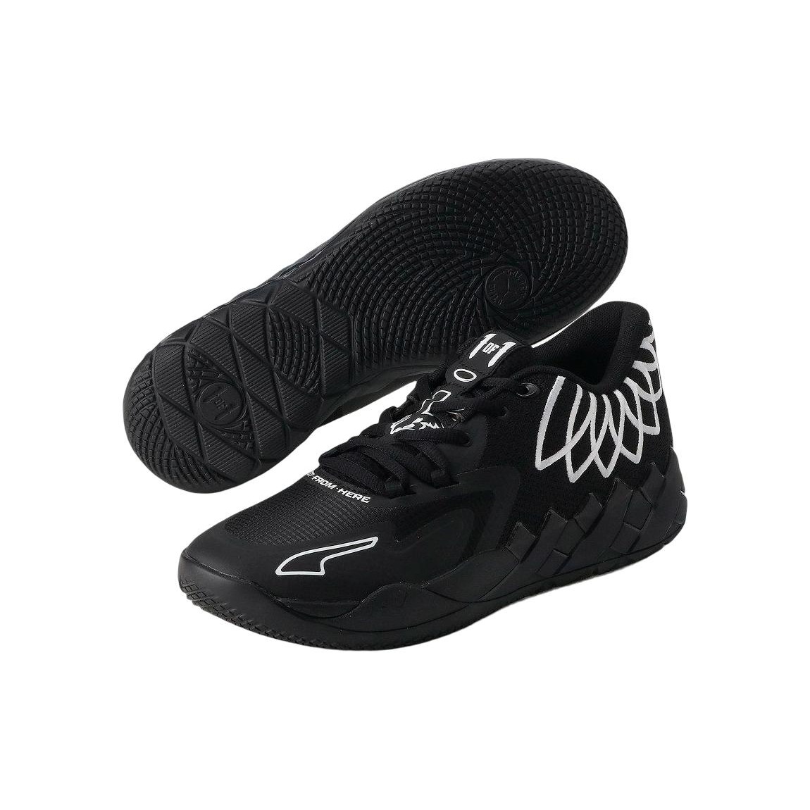 Puma LaMelo Ball MB.01 Lo Black White 5 Puma LaMelo Ball MB.01 Lo Black White