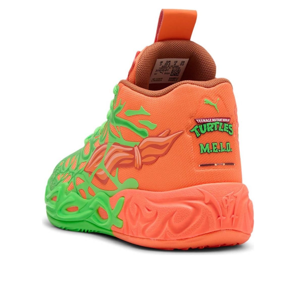Puma LaMelo Ball MB.04 Teenage Mutant Ninja Turtles Leonardo & Michelangelo (GS) 6 Puma LaMelo Ball MB.04 Teenage Mutant Ninja Turtles Leonardo & Michelangelo (GS)