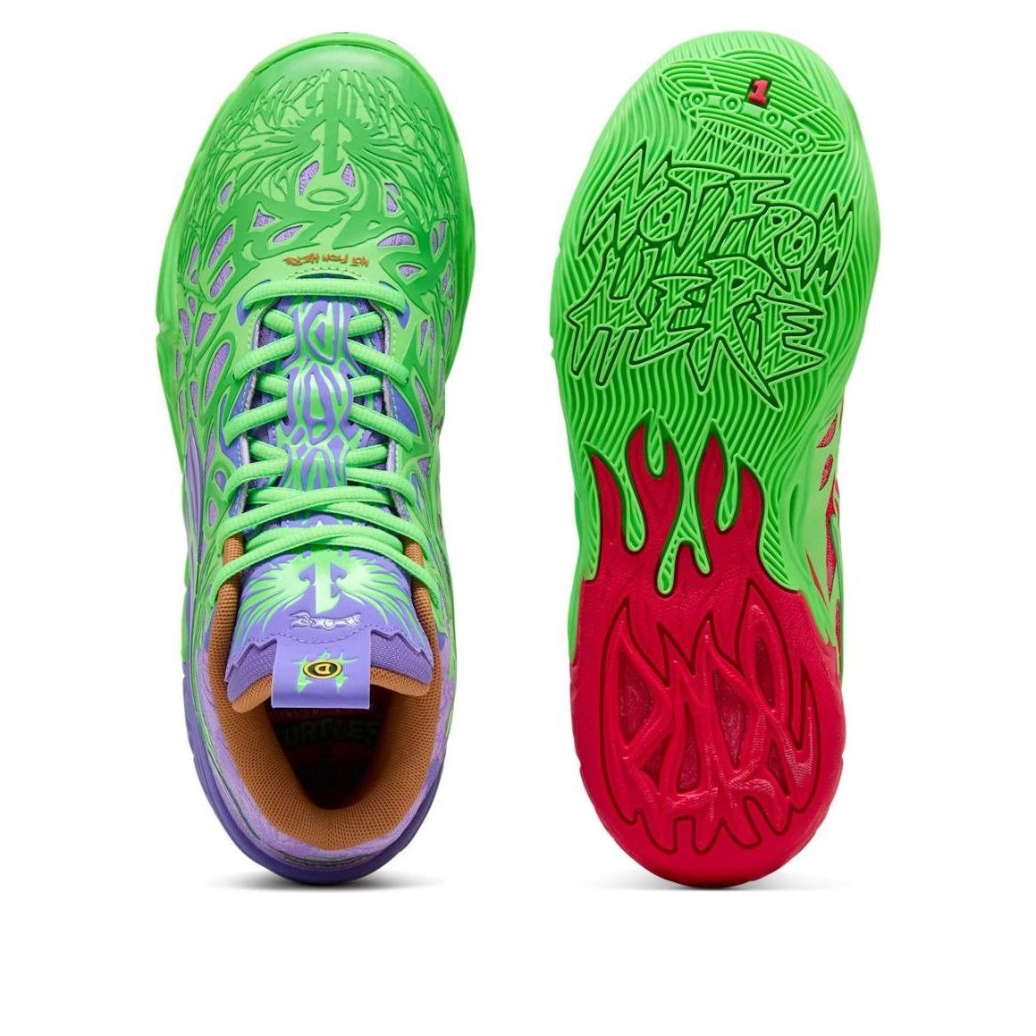 Puma LaMelo Ball MB.04 Teenage Mutant Ninja Turtles Raphael & Donatello 6 Puma LaMelo Ball MB.04 Teenage Mutant Ninja Turtles Raphael & Donatello
