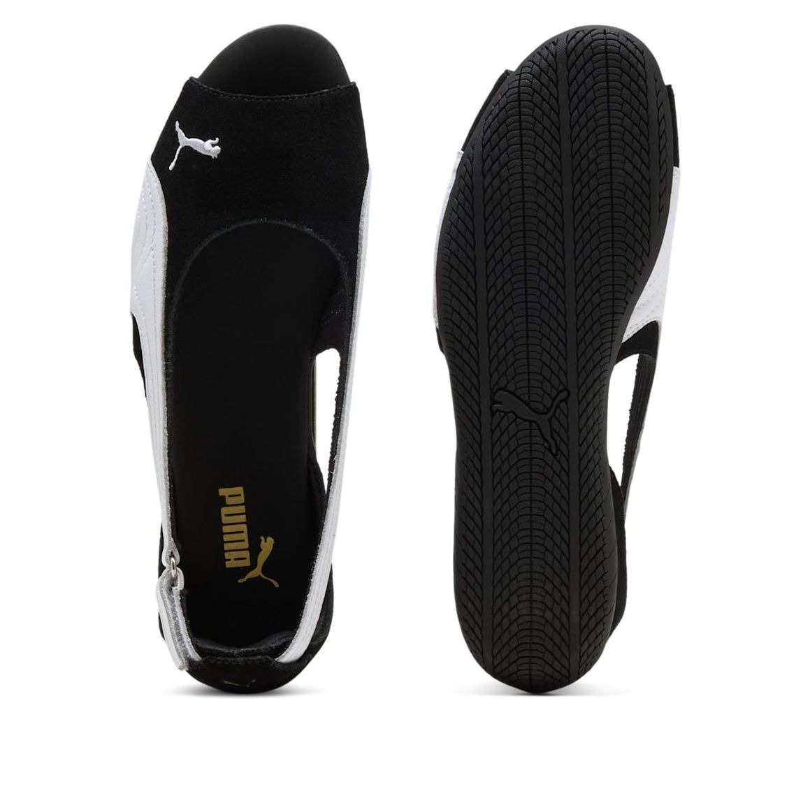 Puma Speedcat Sandal Black White (Womens) 7 Puma Speedcat Sandal Black White (Womens)