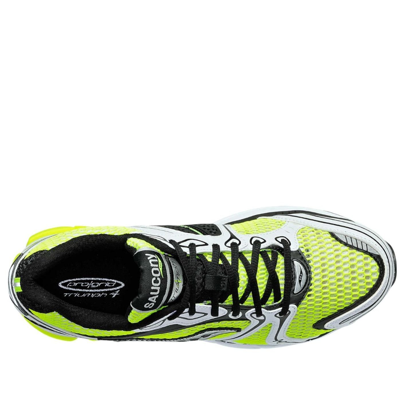 Saucony ProGrid Triumph 4 Yellow Silver 6 Saucony ProGrid Triumph 4 Yellow Silver