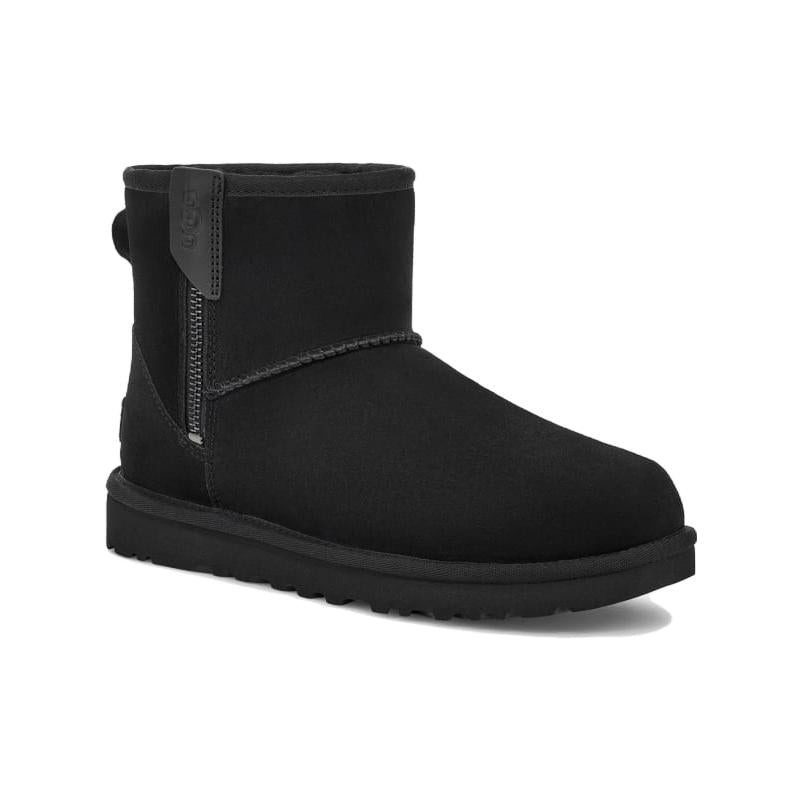 UGG Classic Mini Bailey Zip Boot Black (Women's) 6 UGG Classic Mini Bailey Zip Boot Black (Women's)