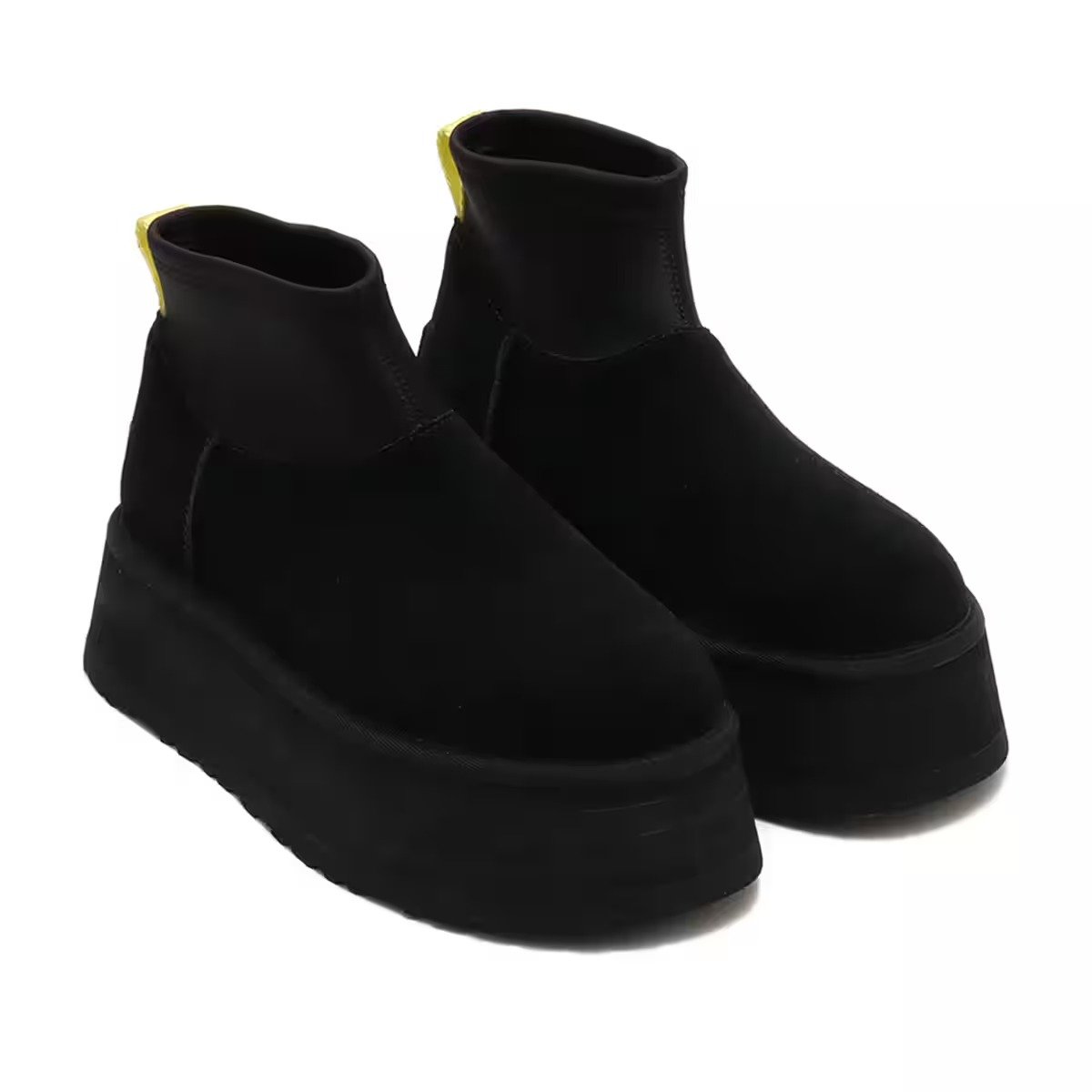 UGG Classic Mini Dipper Boot Black Yellow (Women's) 4 UGG Classic Mini Dipper Boot Black Yellow (Women's)