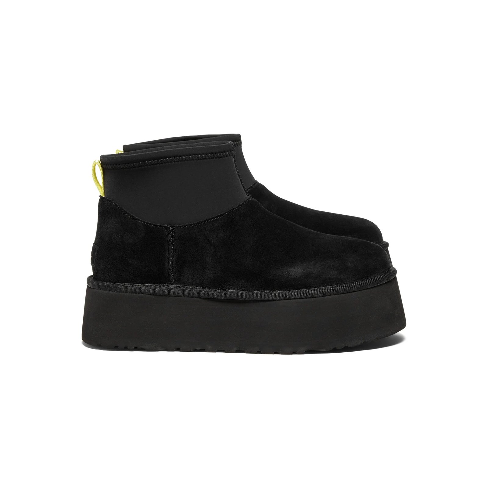 UGG Classic Mini Dipper Boot Black Yellow (Women's) 6 UGG Classic Mini Dipper Boot Black Yellow (Women's)