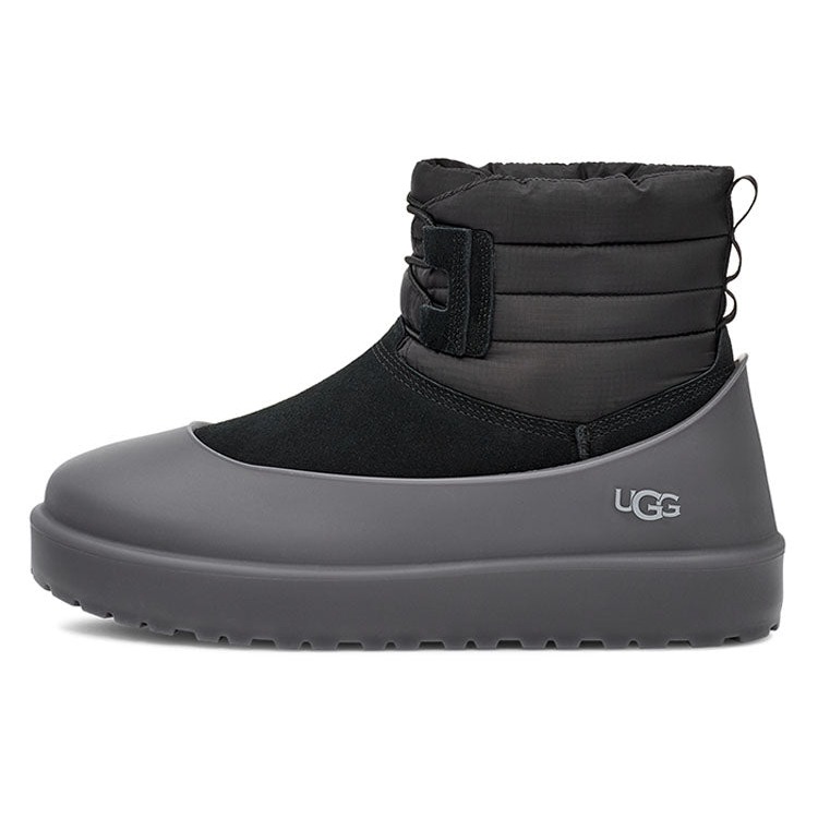 UGG Classic Mini Lace-Up Weather Boot Black 4 UGG Classic Mini Lace-Up Weather Boot Black