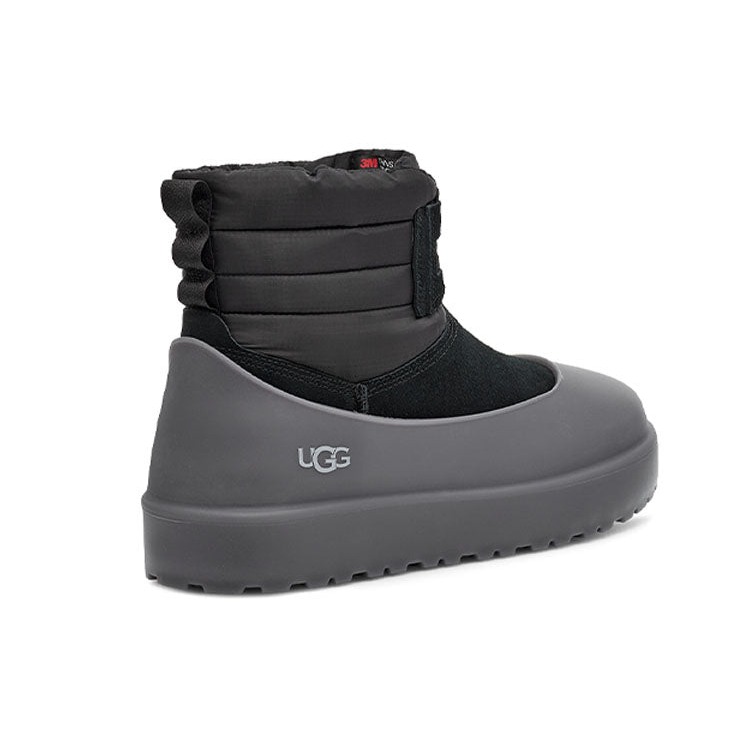 UGG Classic Mini Lace-Up Weather Boot Black 7 UGG Classic Mini Lace-Up Weather Boot Black