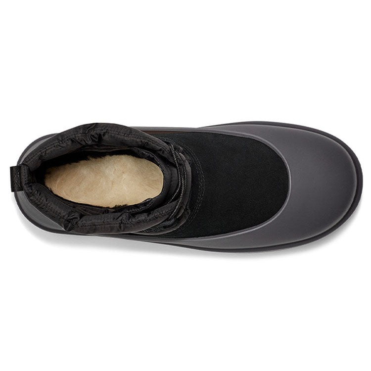 UGG Classic Mini Lace-Up Weather Boot Black 8 UGG Classic Mini Lace-Up Weather Boot Black