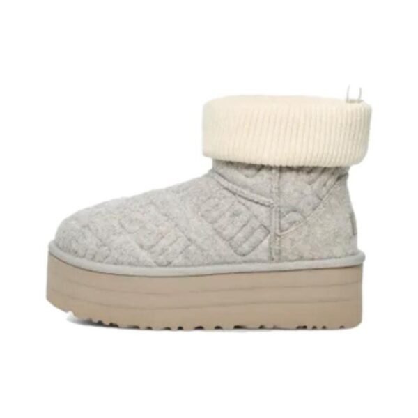 UGG Classic Mini Platform Felted Boot Grey (Women’s)