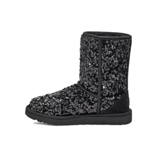 UGG Classic Short Chunky Sequin Boot Black (Women’s)
