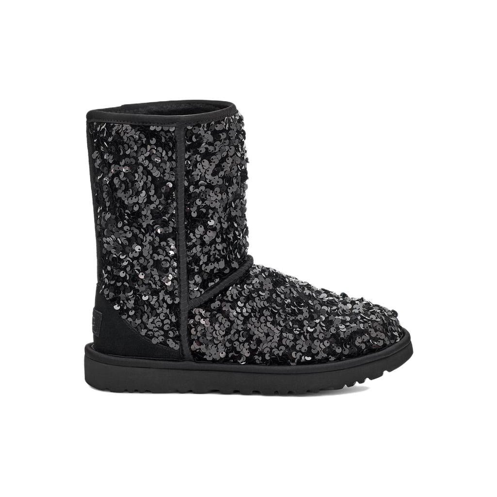 UGG Classic Short Chunky Sequin Boot Black (Women's) 5 UGG Classic Short Chunky Sequin Boot Black (Women's)