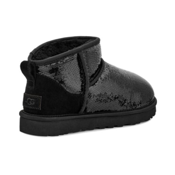 UGG Classic Ultra Mini Boot Mirror Ball Black (Women’s)