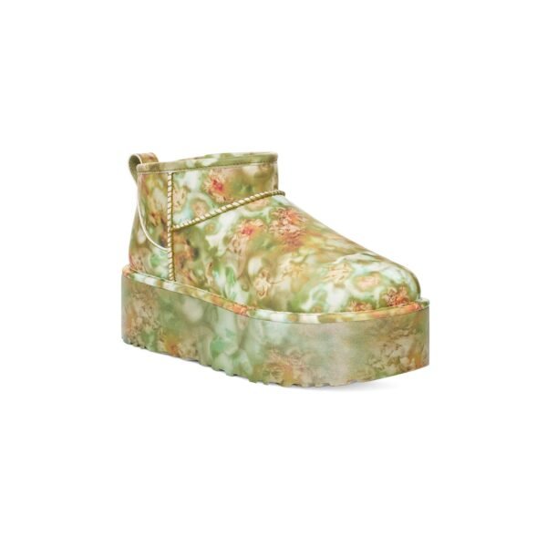 UGG Classic Ultra Mini Platform Boot Collina Strada Green Floral