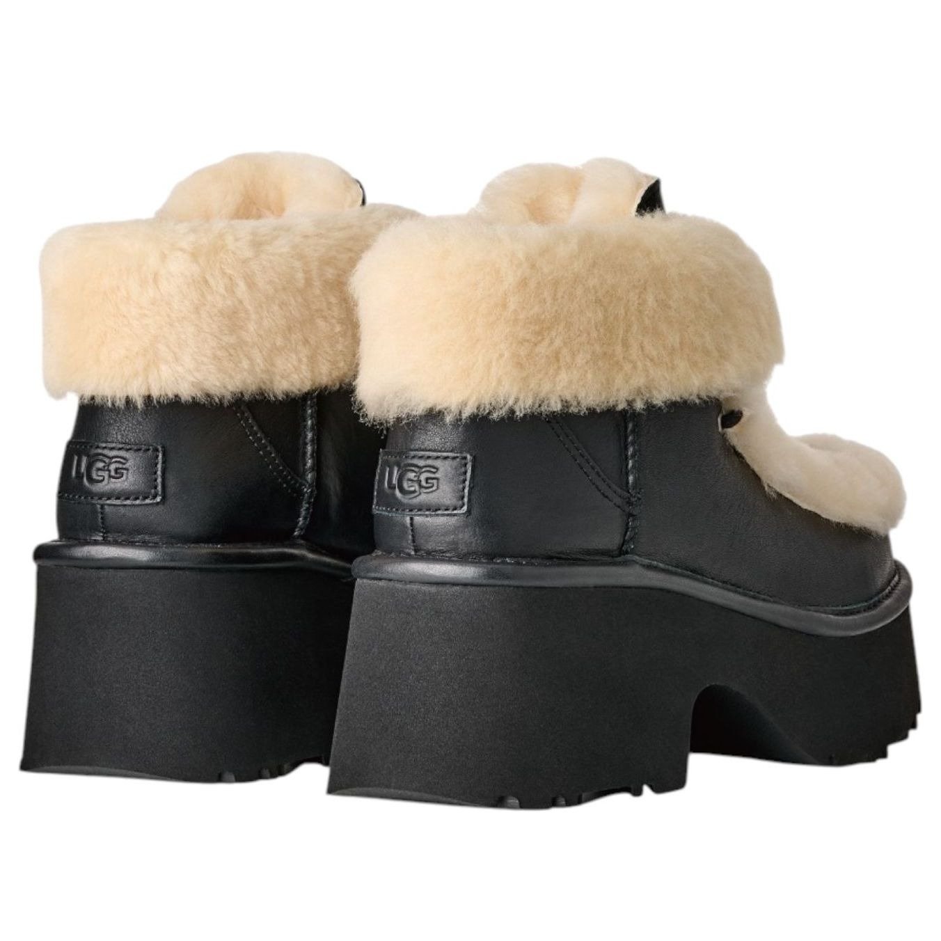 UGG Esmee Leather Lace Up Boot Black (Women's) 5 UGG Esmee Leather Lace Up Boot Black (Women's)