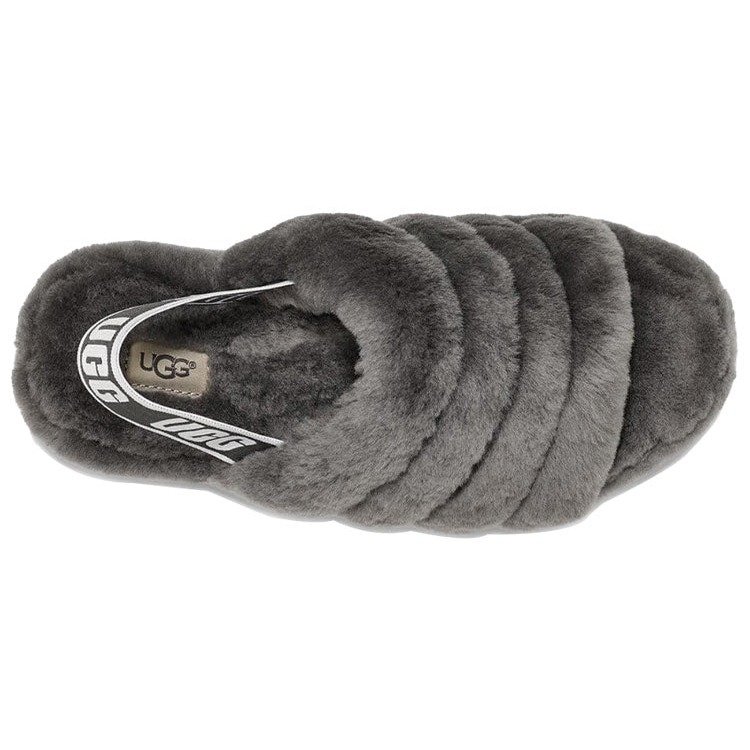 UGG Fluff Yeah Slide Charcoal (Women's) 8 UGG Fluff Yeah Slide Charcoal (Women's)