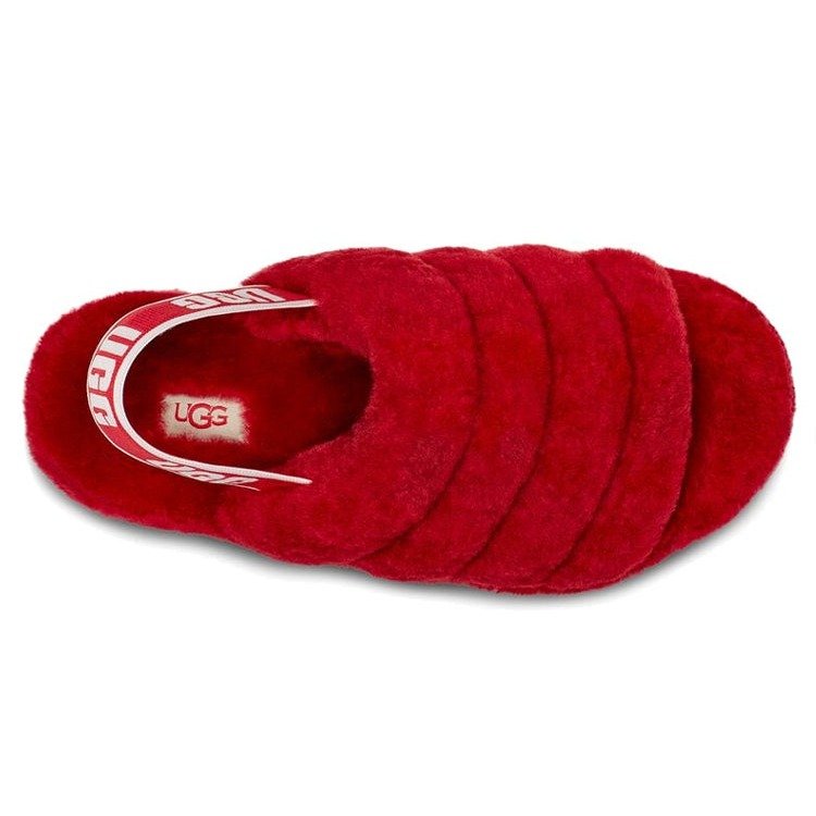 UGG Fluff Yeah Slide Ribbon Red (Women's) 6 UGG Fluff Yeah Slide Ribbon Red (Women's)