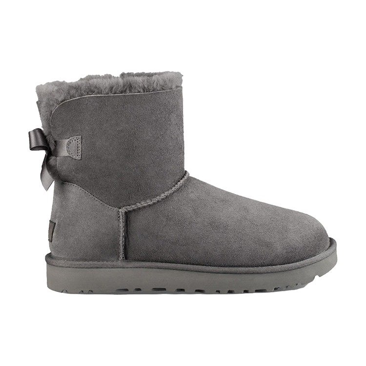 UGG Mini Bailey Bow II Boot Grey (Women's) 5 UGG Mini Bailey Bow II Boot Grey (Women's)