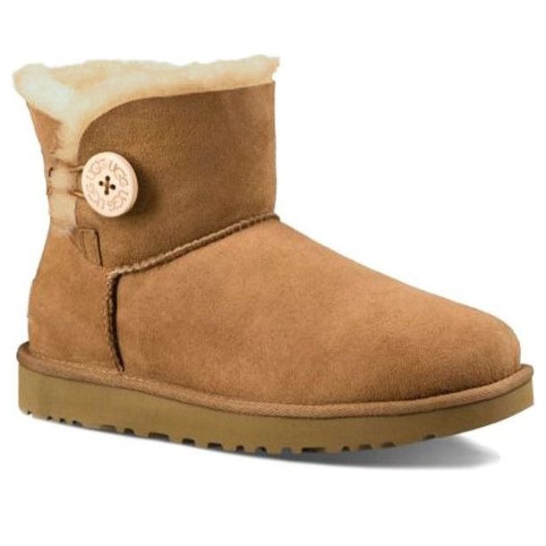 UGG Mini Bailey Button II Chestnut (Women's) 5 UGG Mini Bailey Button II Chestnut (Women's)