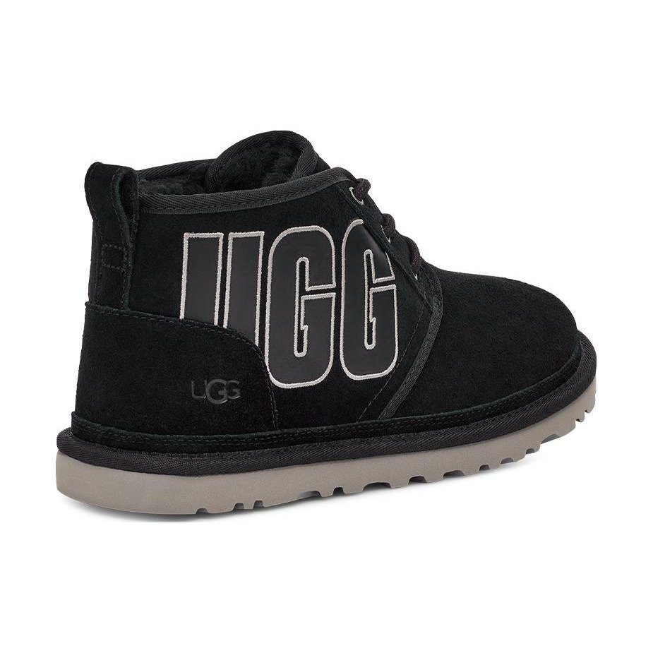 UGG Neumel Graphic Boot Black Grey Suede 7 UGG Neumel Graphic Boot Black Grey Suede