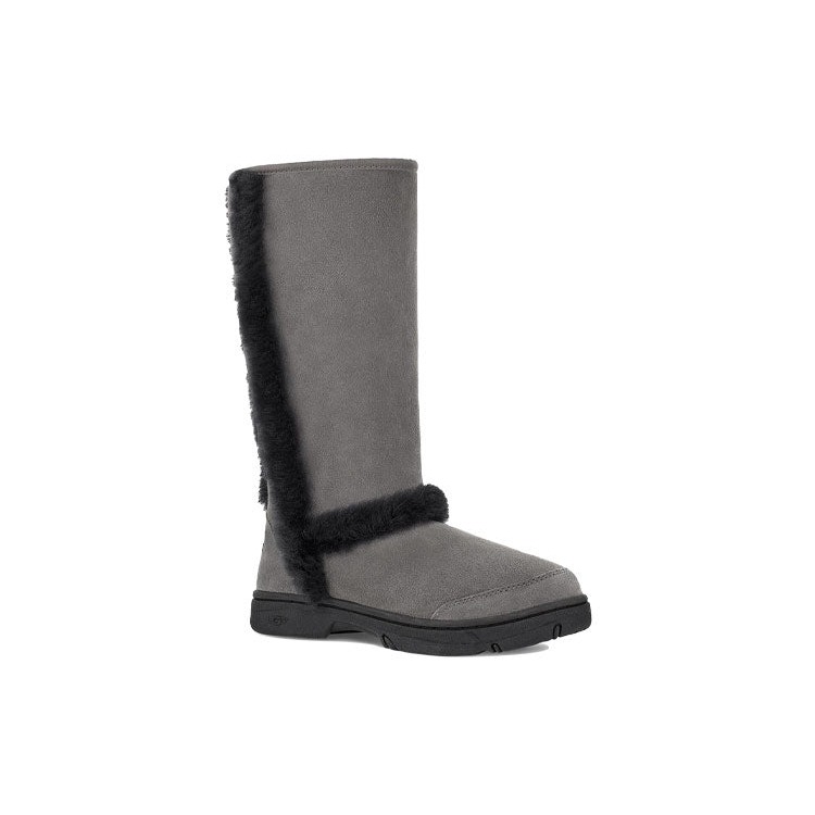 UGG Sunburst Tall Boot Grey Black (Women's) 5 UGG Sunburst Tall Boot Grey Black (Women's)
