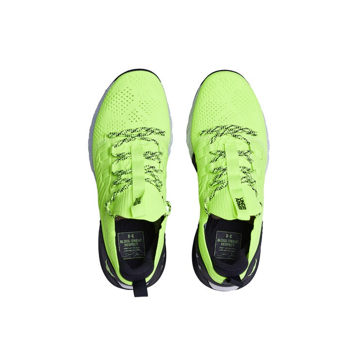 Under Armour Project Rock 3 High Vis Yellow Black 5 Under Armour Project Rock 3 High Vis Yellow Black