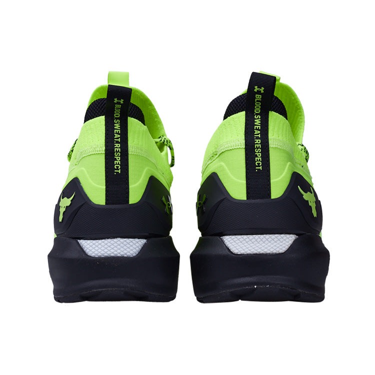 Under Armour Project Rock 3 High Vis Yellow Black 6 Under Armour Project Rock 3 High Vis Yellow Black