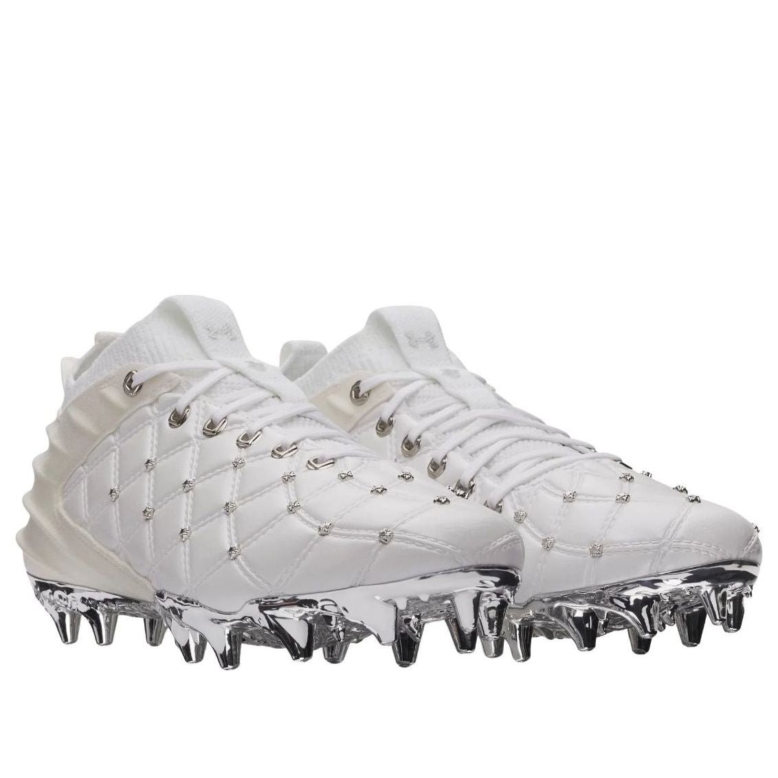 Under Armour UA Blur Pro Justin Jefferson White Metallic Silver 5 Under Armour UA Blur Pro Justin Jefferson White Metallic Silver