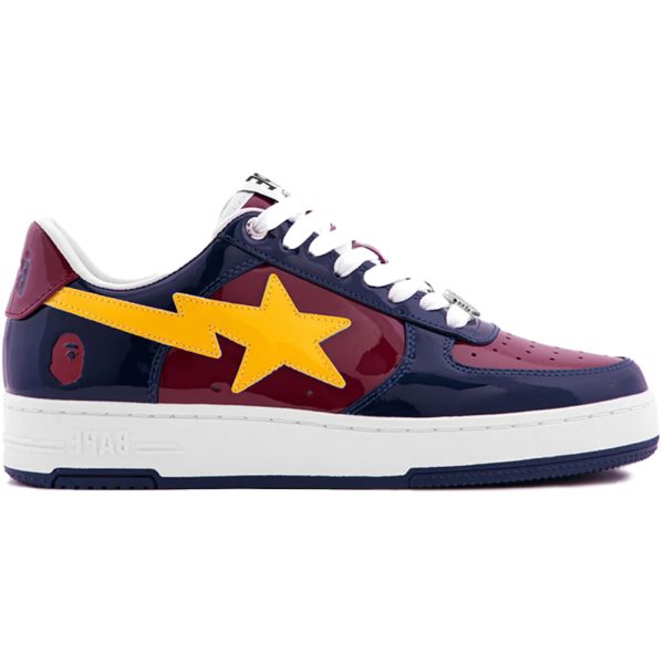 A Bathing Ape Bape Sta #5 M2 Maroon Navy