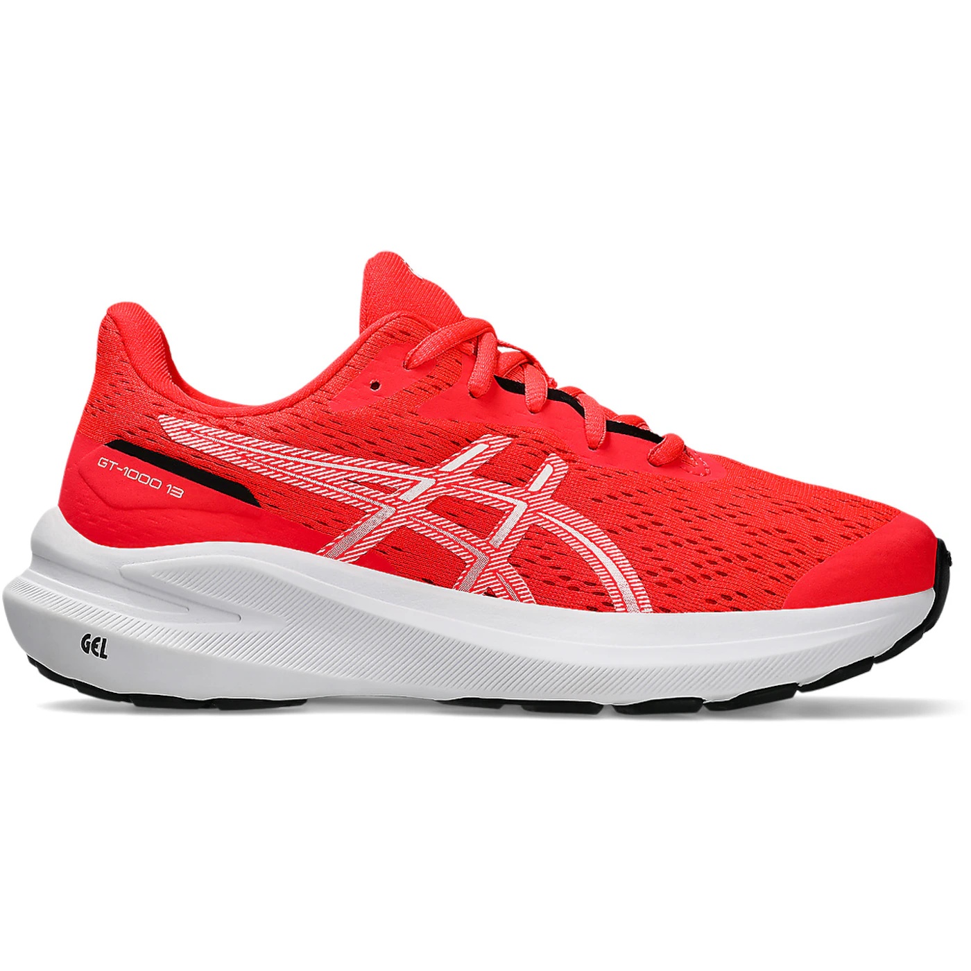ASICS GT-1000 13 Flash Red White (GS) 1 ASICS GT 1000 13 Flash Red White GS 3