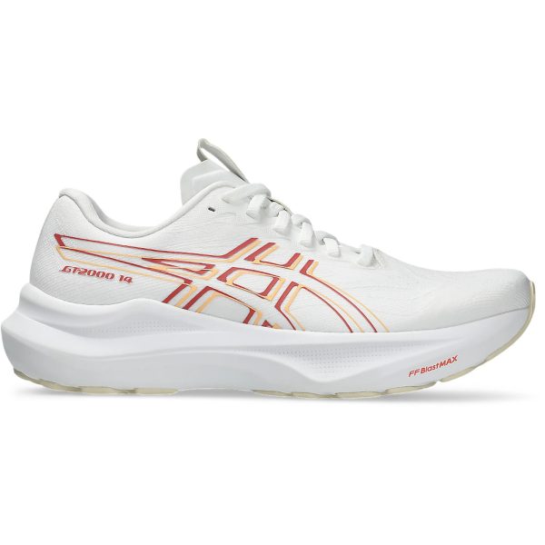 ASICS GT-2000 14 White Dark Pink Clay (Womens)