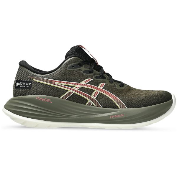 ASICS Gel-Cumulus 27 Gore-Tex Brown Stone Dark Pink Clay (Womens)