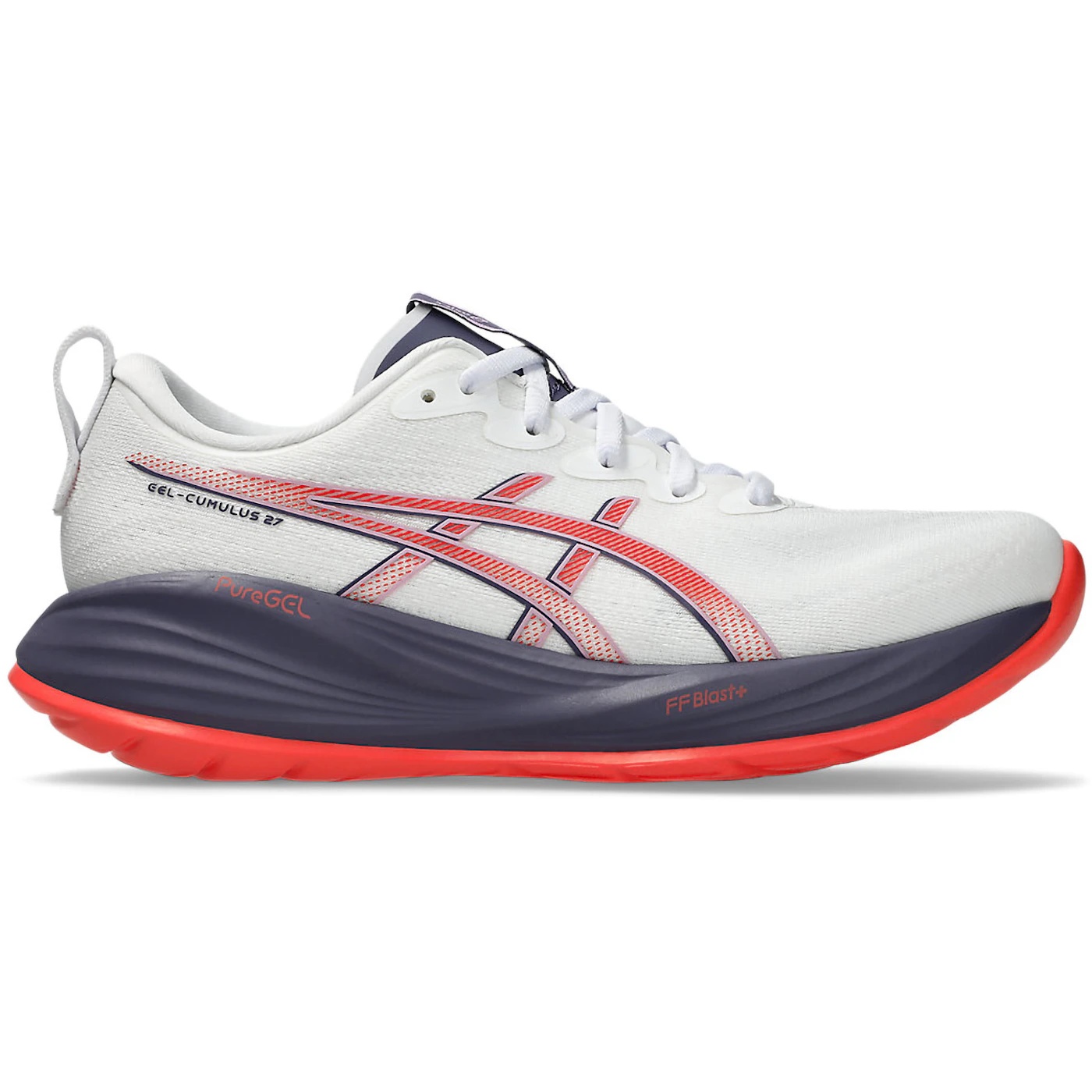 ASICS Gel-Cumulus 27 White Greyish Purple (Womens) 1 ASICS Gel Cumulus 27 White Greyish Purple Womens 3