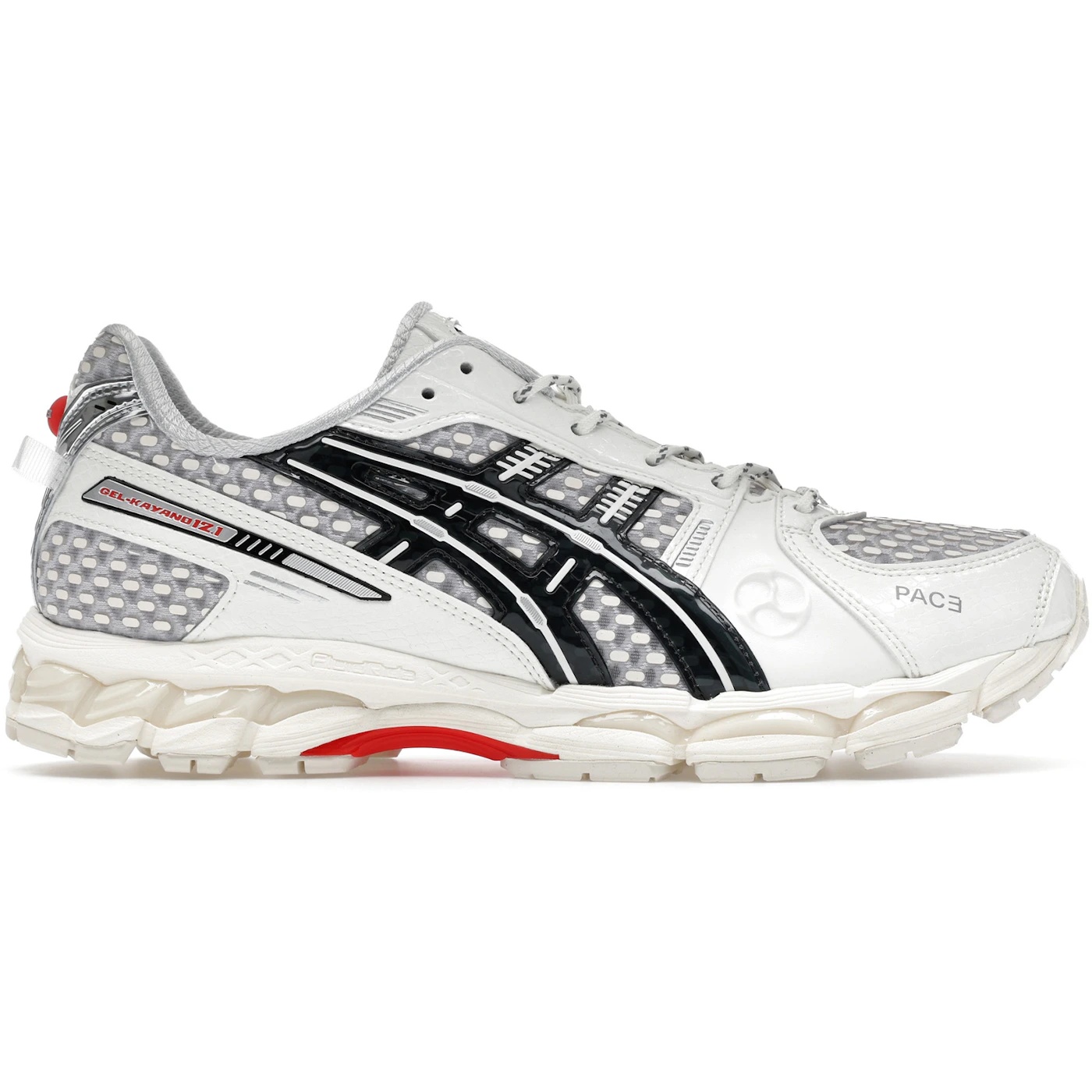 ASICS Gel-Kayano 12.1 PACE Cream Black 1 ASICS Gel Kayano 121 PACE Cream Black 3