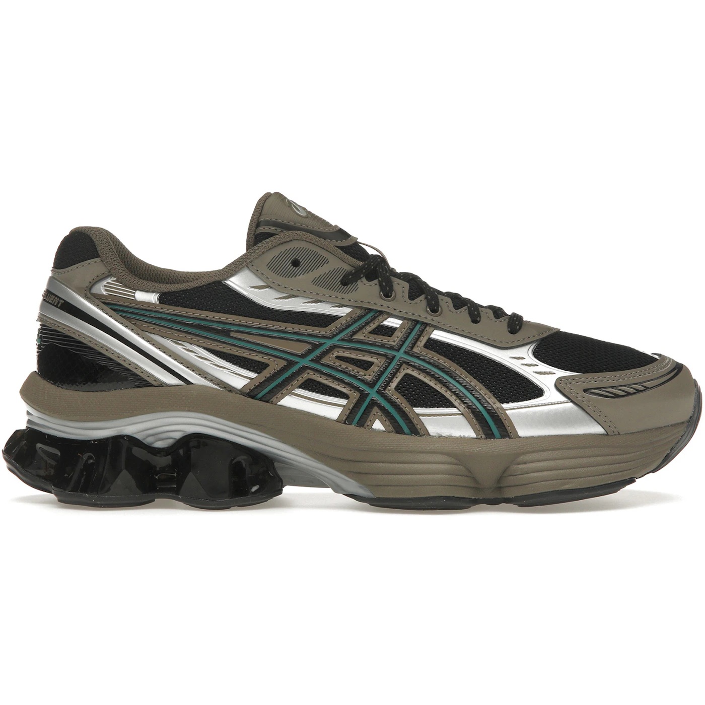 ASICS Gel-Kinetic Fluent Black Dark Taupe 1 ASICS Gel Kinetic Fluent Black Dark Taupe 3