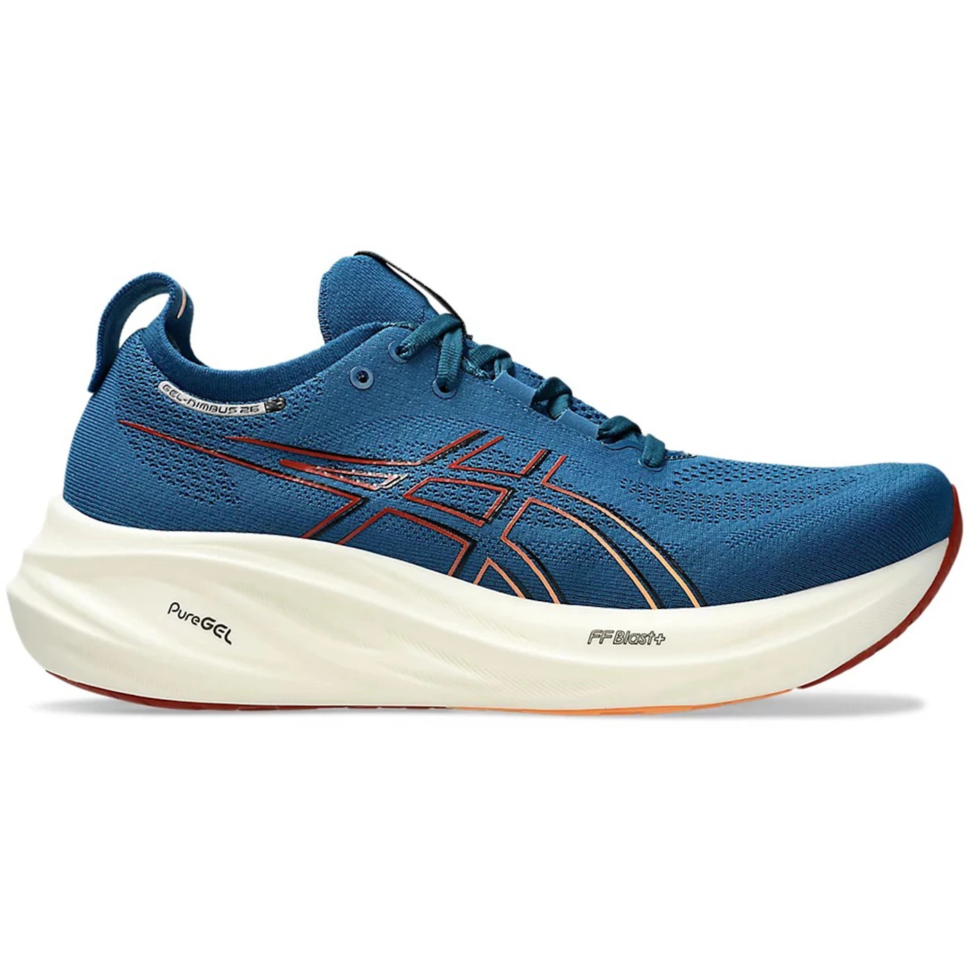 ASICS Gel-Nimbus 26 Rich Navy Faded Orange 1 ASICS Gel Nimbus 26 Rich Navy Faded Orange 1