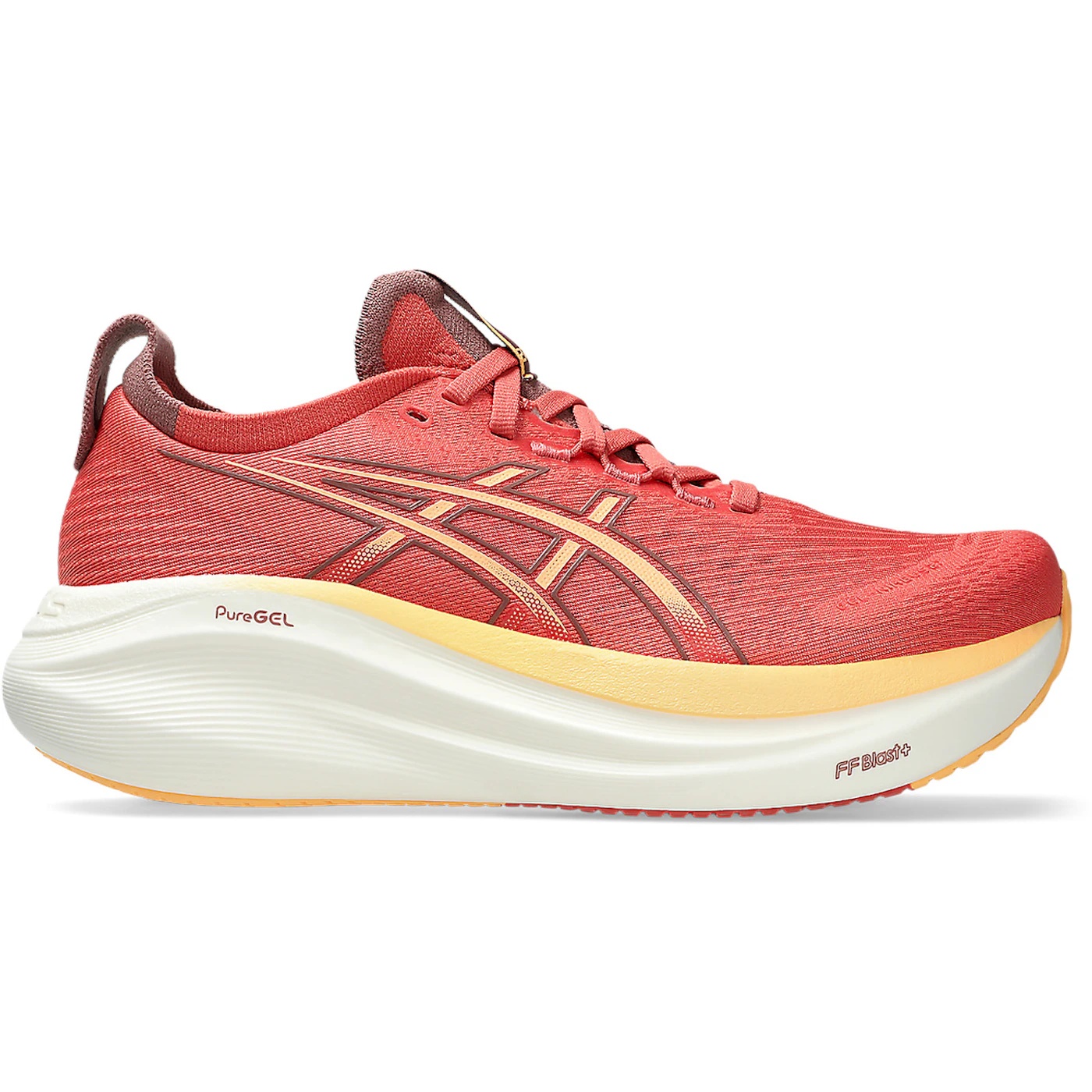 ASICS Gel-Nimbus 27 Dark Pink Clay Orange Glow (Womens) 1 ASICS Gel Nimbus 27 Dark Pink Clay Orange Glow Womens 1