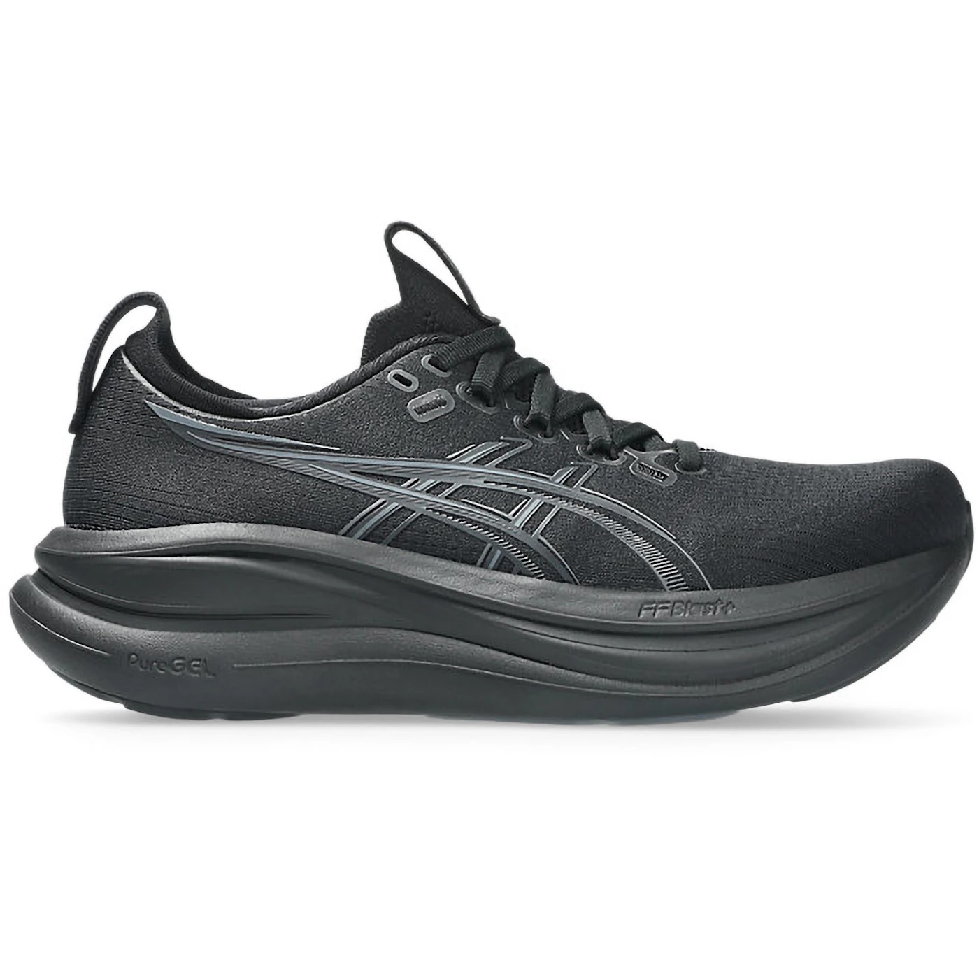 ASICS Gel-Nimbus 28 Black Graphite Grey (Womens) 2 ASICS Gel Nimbus 28 Black Graphite Grey Womens 1