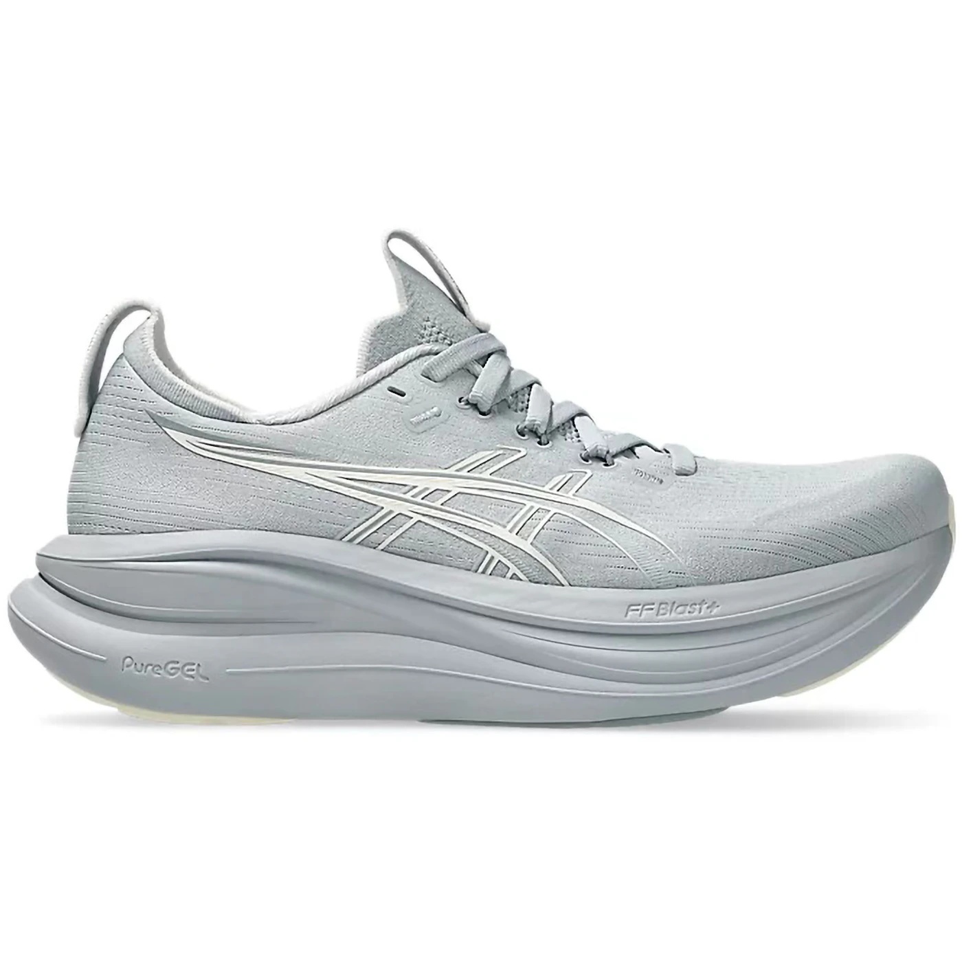 ASICS Gel-Nimbus 28 Piedmont Grey Cream (Womens) 2 ASICS Gel Nimbus 28 Piedmont Grey Cream Womens 1