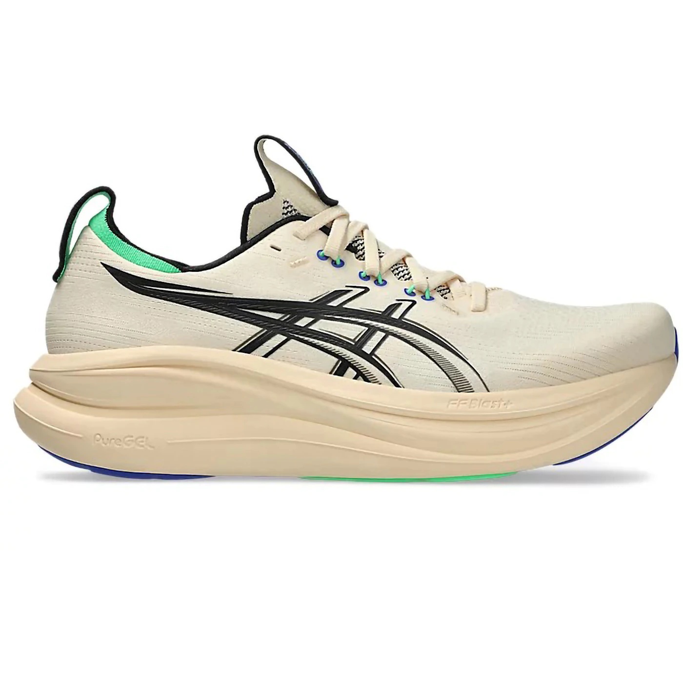 ASICS Gel-Nimbus 28 Seashell Black 1 ASICS Gel Nimbus 28 Seashell Black 2