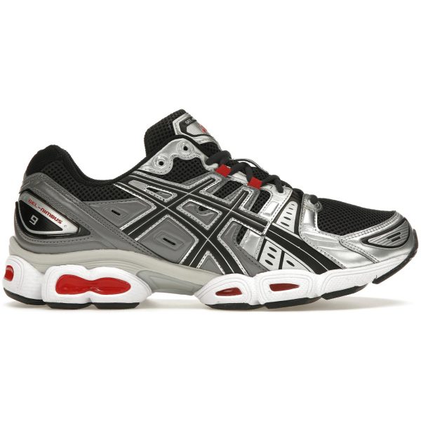 ASICS Gel-Nimbus 9 Graphite Grey Red