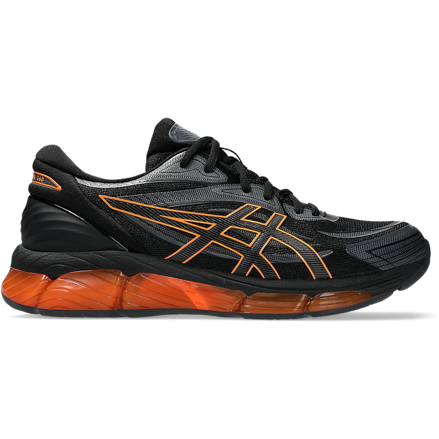 ASICS Gel-Quantum 360 VIII Black Shocking Orange 2 ASICS Gel Quantum 360 VIII Black Shocking Orange 2