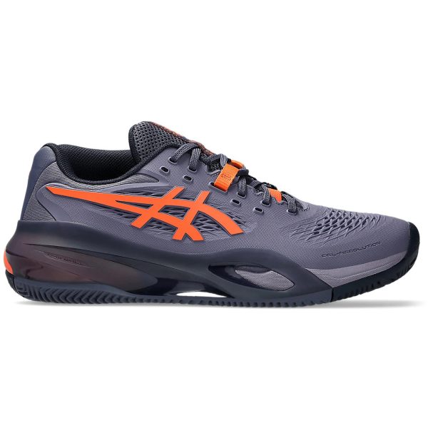 ASICS Gel-Resolution X Clay Greyish Purple Nova Orange