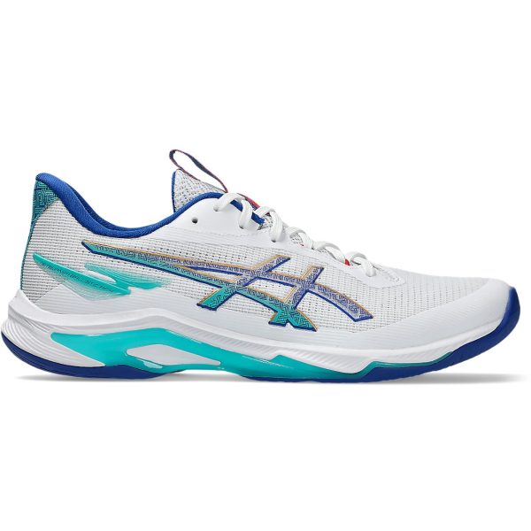 ASICS Netburner Ballistic FF 4 White Asics Blue