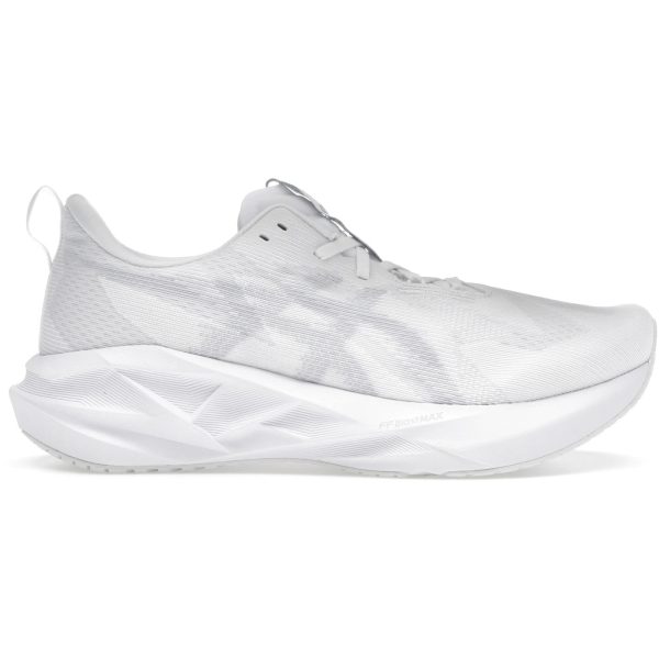ASICS Novablast 5 White Piedmont Grey