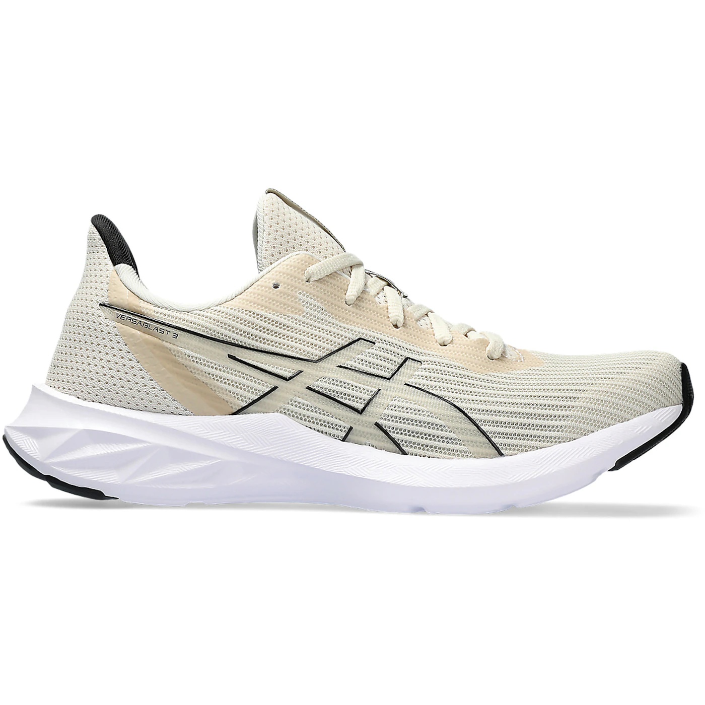 ASICS Versablast 3 Oatmeal Black (Womens) 2 ASICS Versablast 3 Oatmeal Black Womens 1