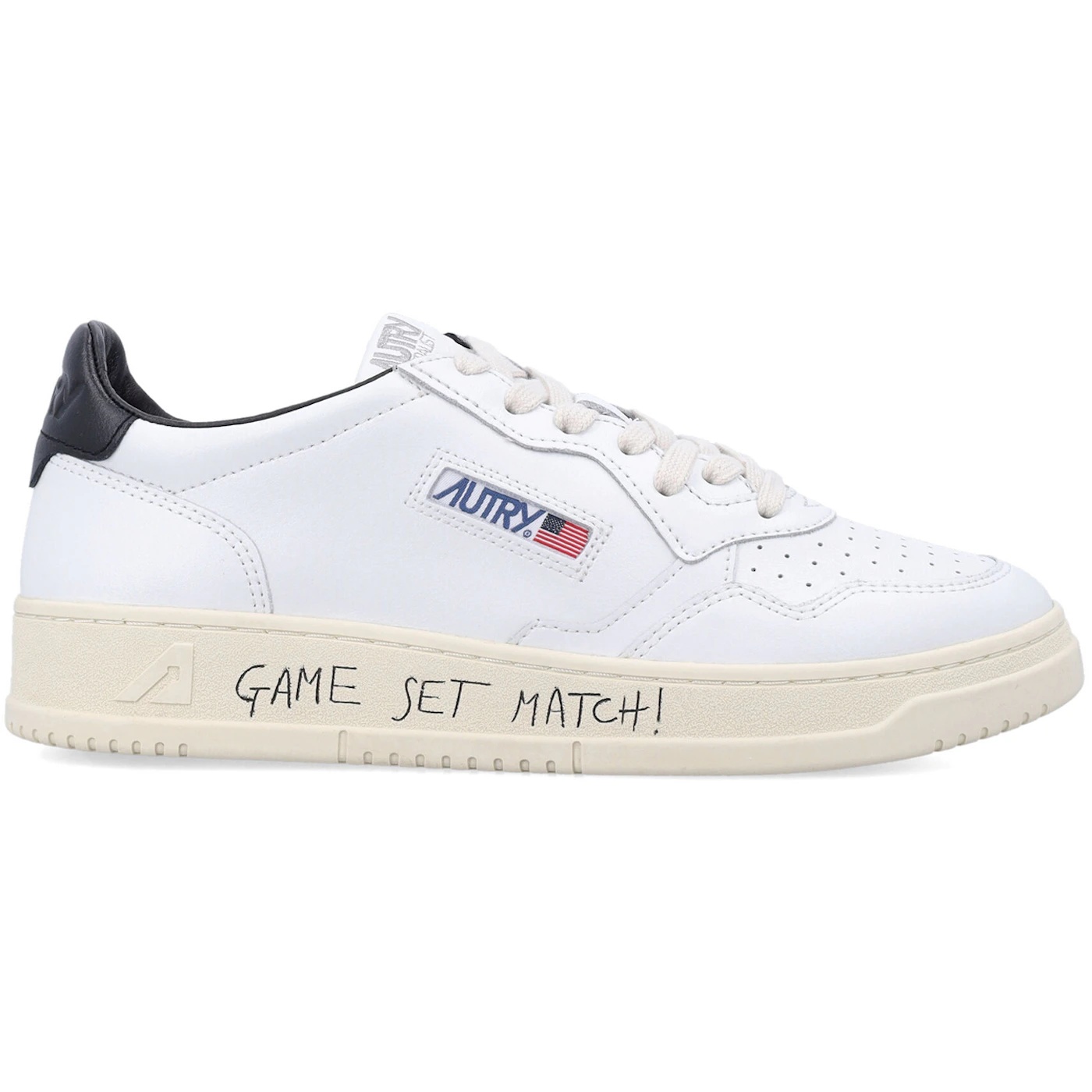 Autry Medalist Leather Low Game Set Match! White Black 1 Autry Medalist Leather Low Game Set Match White Black 3